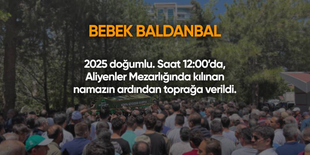 Konya'da bugün vefat edenler | 4 Eylül 2025 6